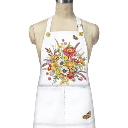 Fall Mums Bouquet Apron