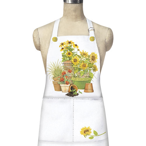 Sunflower Pots Apron