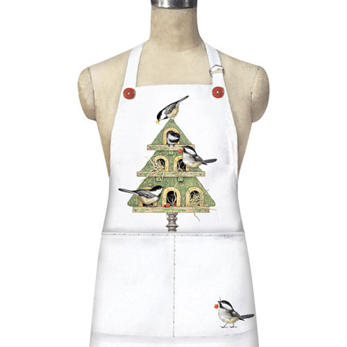 Chickadee Birdhouse Apron