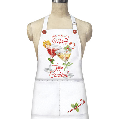 Merry Cocktails Apron