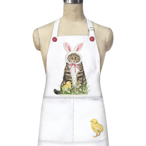 Easter Tabby Cat Apron