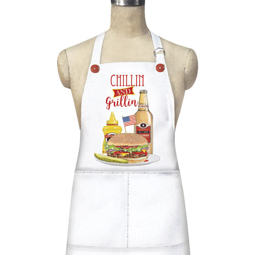 Chillin And Grillin Apron