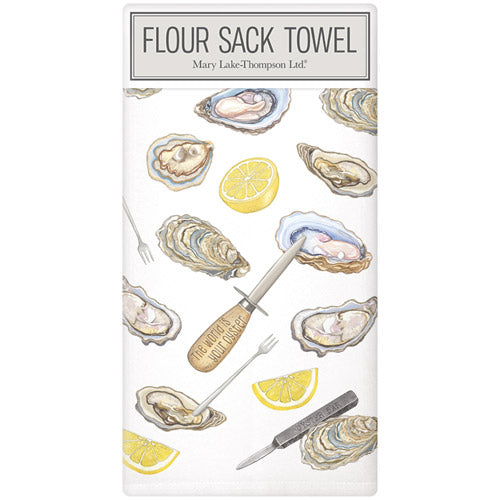 Oysters Large Packaged Towel