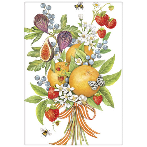 Fruit Bouquet Bagged Towel