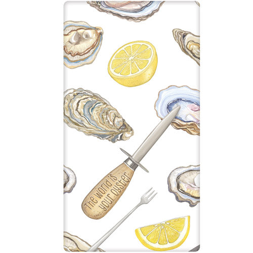 Oysters Bagged Towel