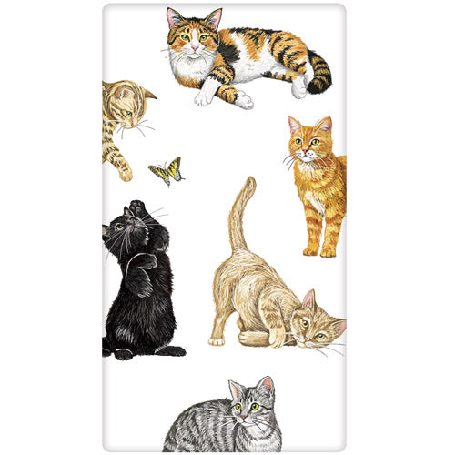Everyday Cat Scatter Bagged Towel