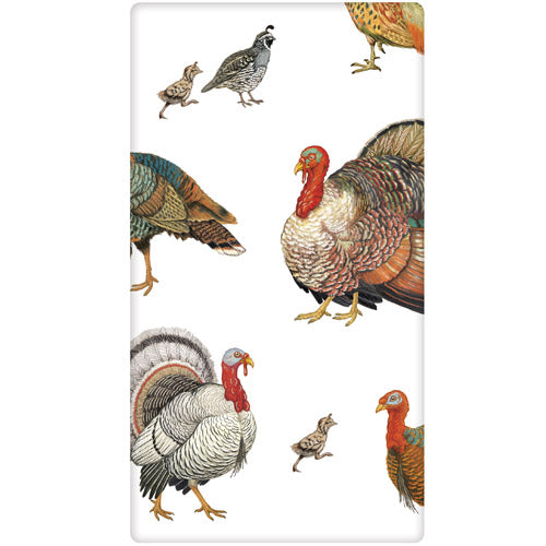 Fall Bird Scatter Bagged Towel