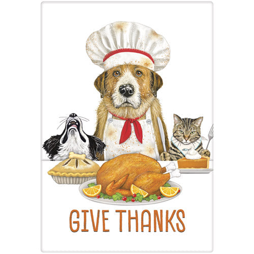 Fall Pet Chefs Bagged Towel
