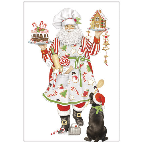 Apron Santa Bagged Towel