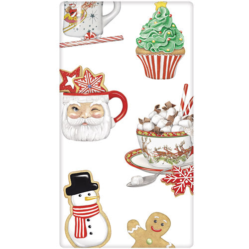 Cocoa Scatter Bagged Towel