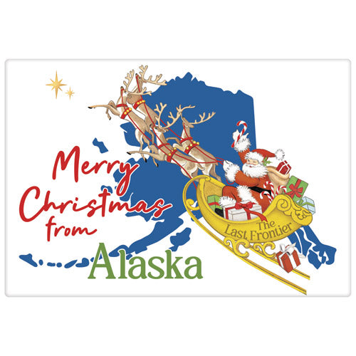 Christmas From Alaska Bagged Towel