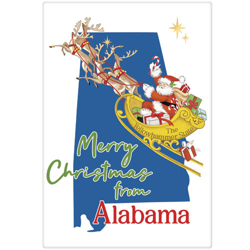 Christmas From Alabama Bagged Towel