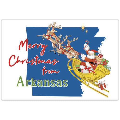 Christmas From Arkansas Bagged Towel