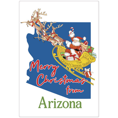 Christmas From Arizona Bagged Towel