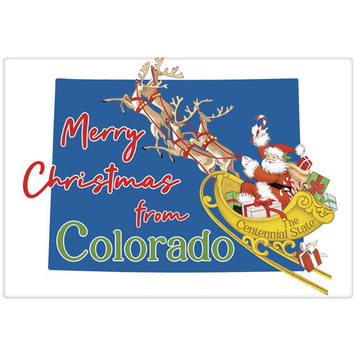 Christmas From Colorado Bagged Towel