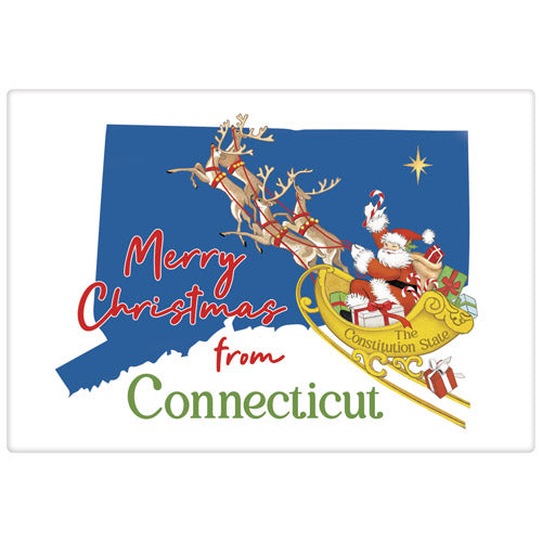 Christmas From Connecticut Bagged Towel