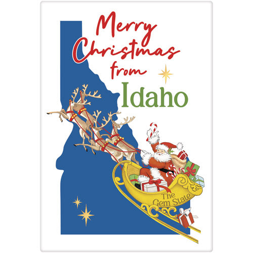 Christmas From Idaho Bagged Towel