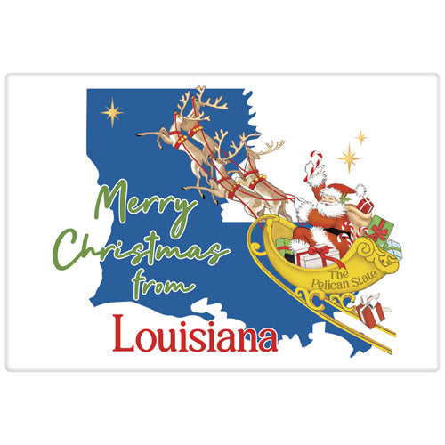 Christmas From Louisiana Bagged Towel