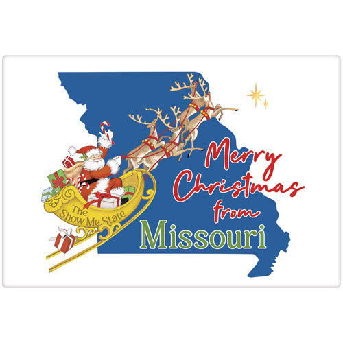 Christmas From Missouri Bagged Towel