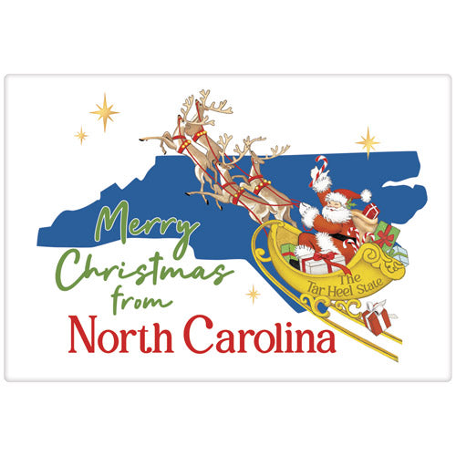 Christmas From North Carolina Bagged Towel