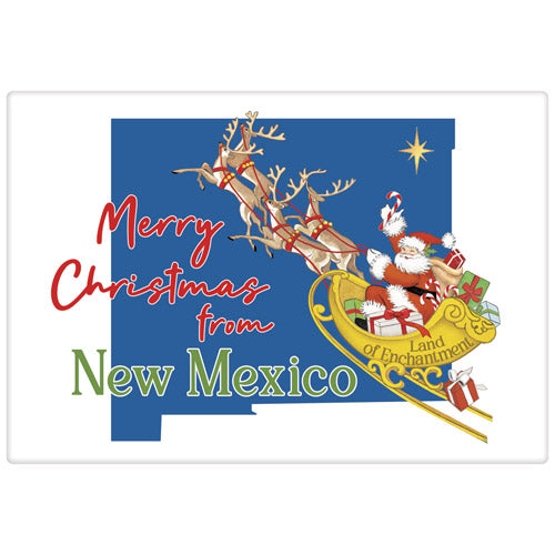 Christmas From New Mexico Bagged Towel
