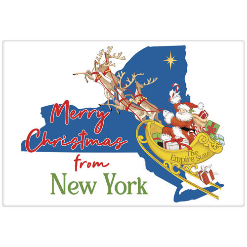 Christmas From New York Bagged Towel