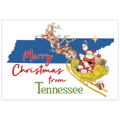 Christmas From Tennessee Bagged Towel
