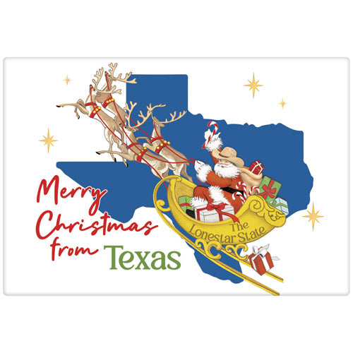 Christmas From Texas Bagged Towel