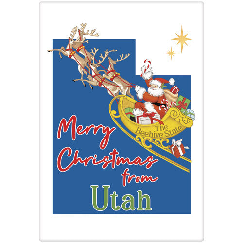 Christmas From Utah Bagged Towel