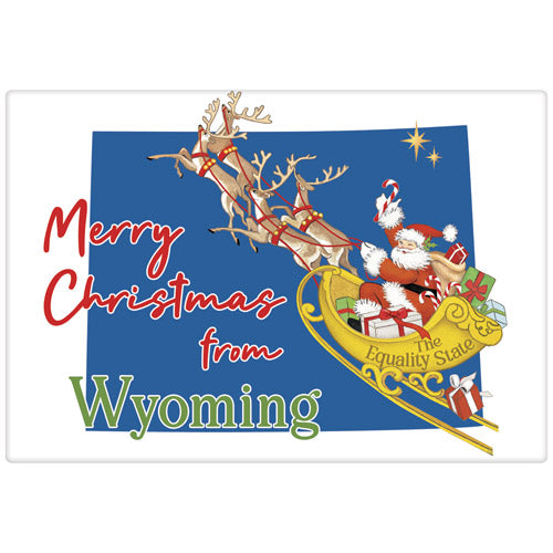 Christmas From Wyoming Bagged Towel