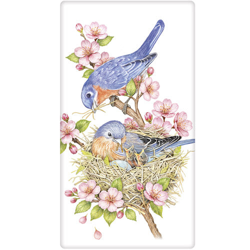 Bluebird Nest Bagged Towel