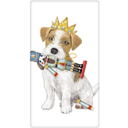 Nutcracker Terrier Bagged Towel