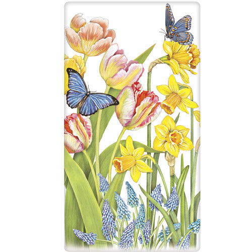 Spring Bulb Garden Bagged Towel