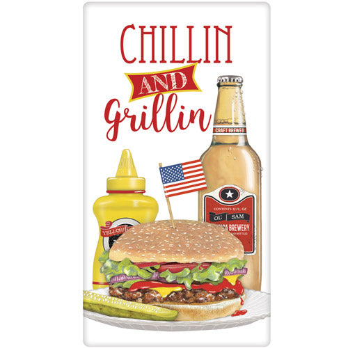 Chillin And Grillin Bagged Towel