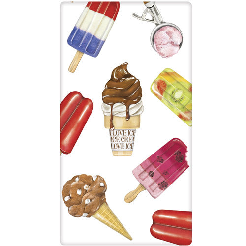 Ice Cream Scatter Bagged Towel