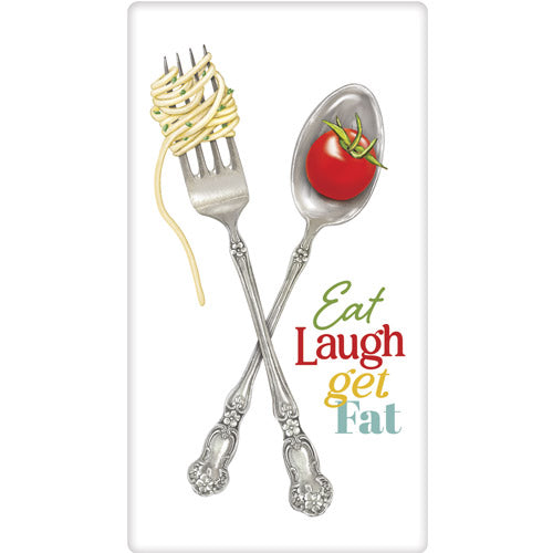 Fork And Spoon Bagged Towel