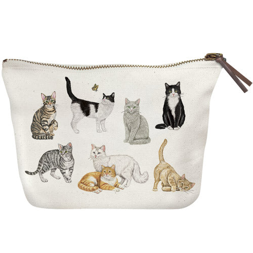 Everyday Cat Scatter Canvas Pouch