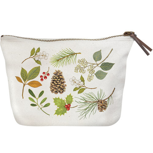 Evergreen Scatter Canvas Pouch