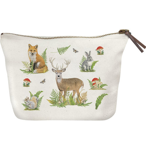 Woodland Scatter Canvas Pouch