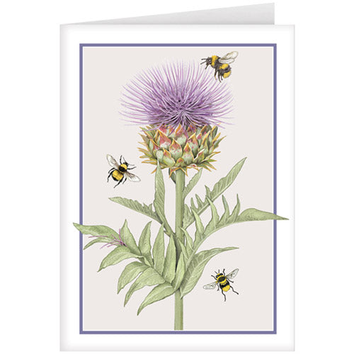 Artichoke Bloom Greeting Card