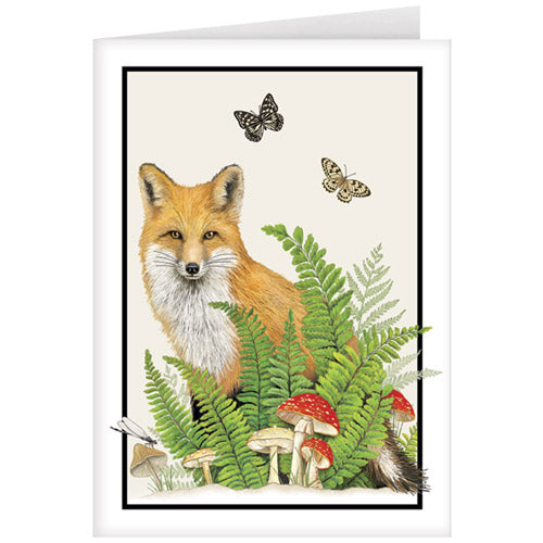 Fern Fox Greeting Card