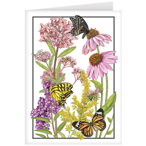 Butterfly Garden Greeting Card