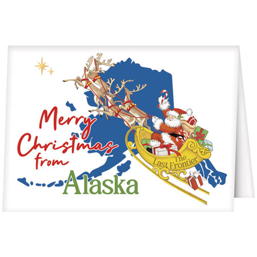Christmas From Alaska Greeting Card