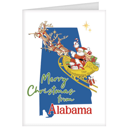 Christmas From Alabama Greeting Card