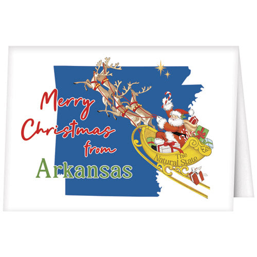 Christmas From Arkansas Greeting Card