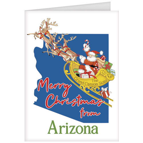 Christmas From Arizona Greeting Card