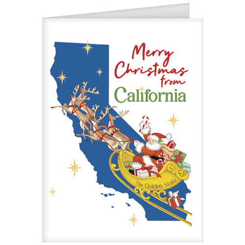 Christmas From California Greeting Card