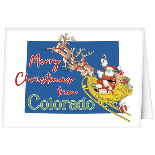 Christmas From Colorado Greeting Card