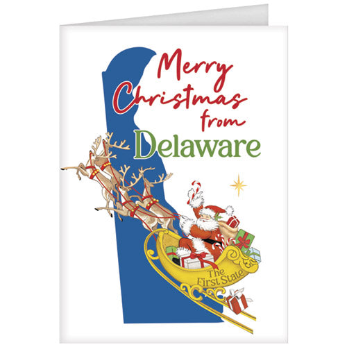 Christmas From Delaware Greeting Card