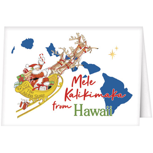 Christmas From Hawaii Greeting Card